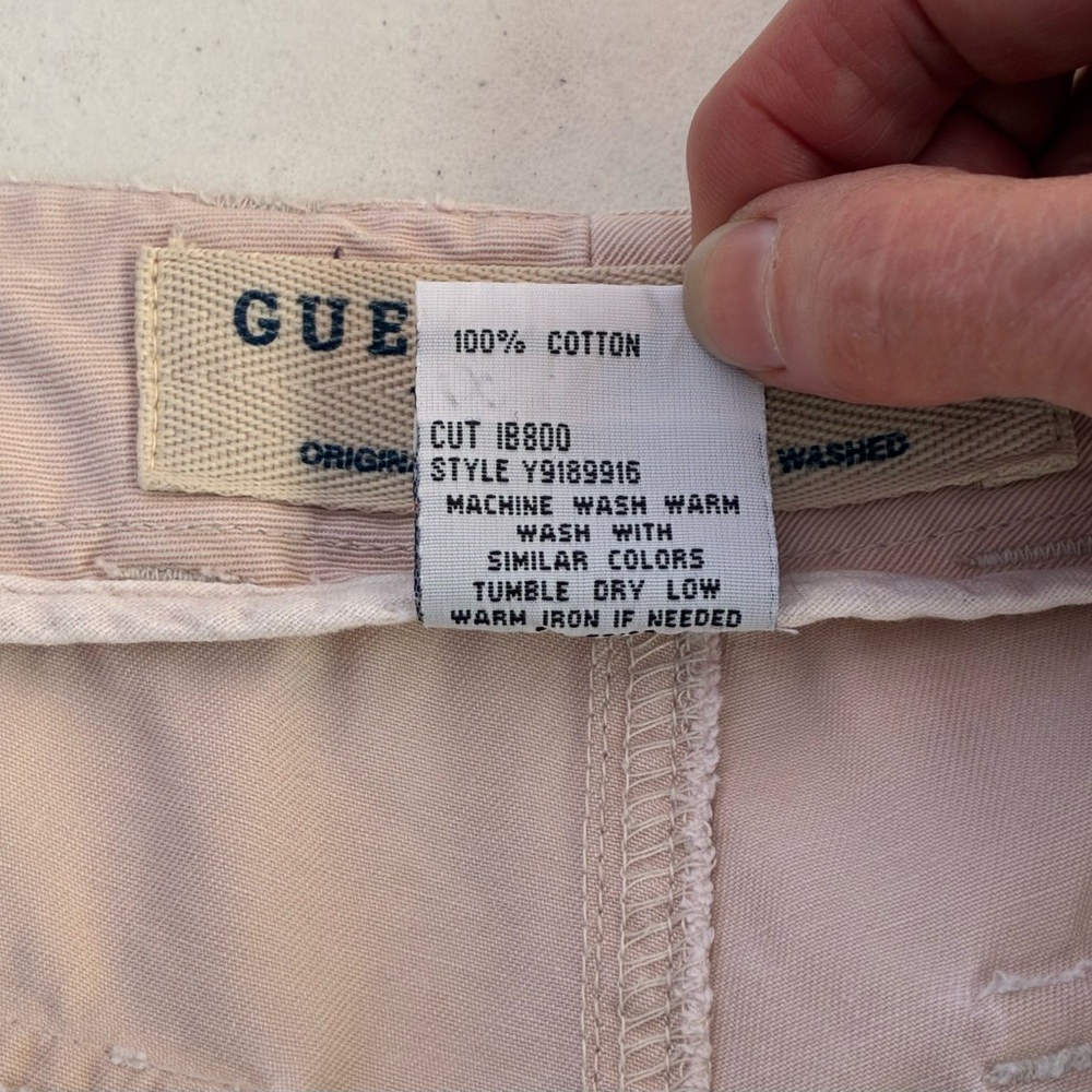 Guess Chinos Khaki Women's Shorts - Picture 4 of 8